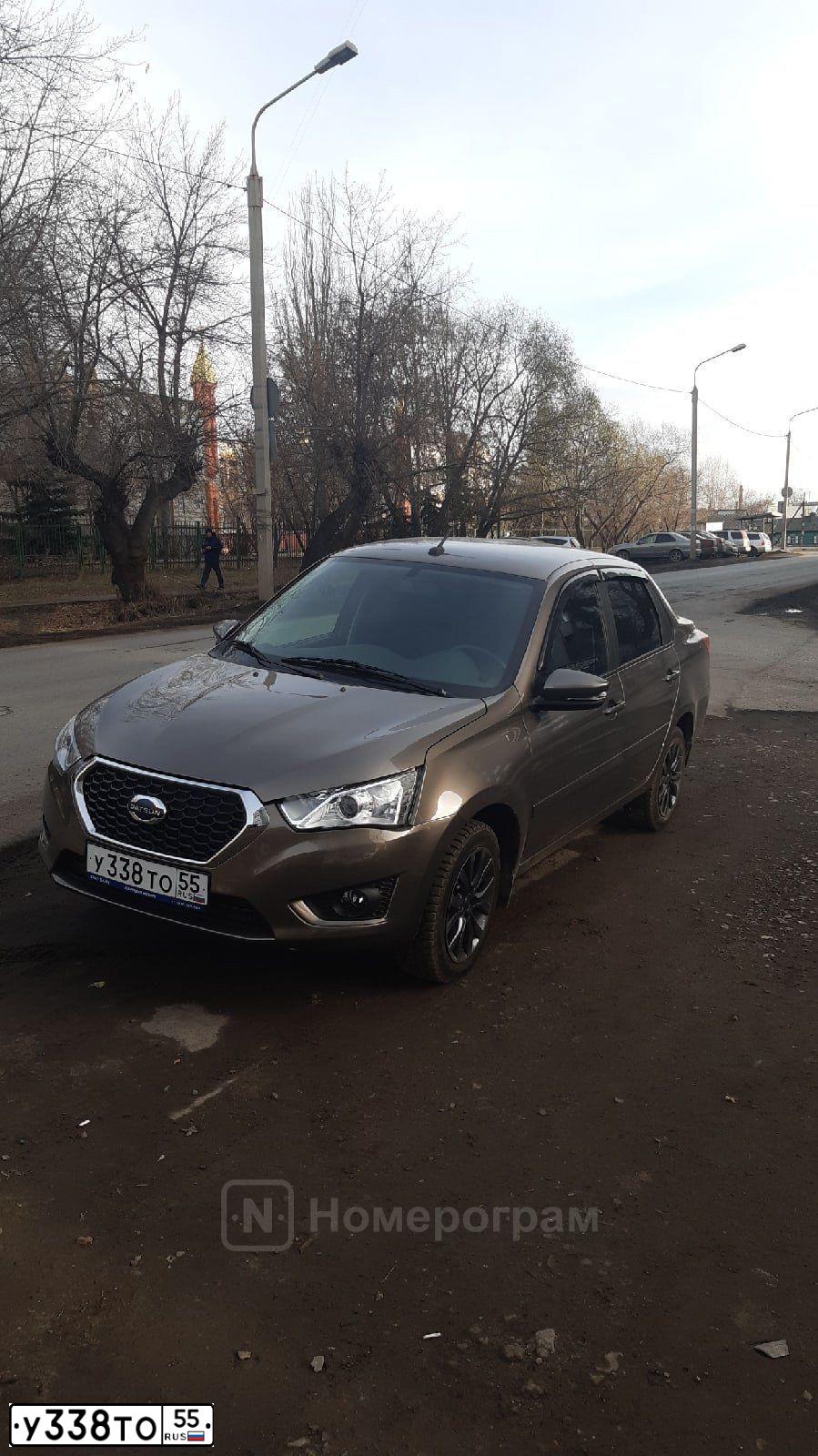 Фото автомобиля DATSUN ON-DO, 2020 — госномер К365КЕ774. Цвет: СЕРЫЙ