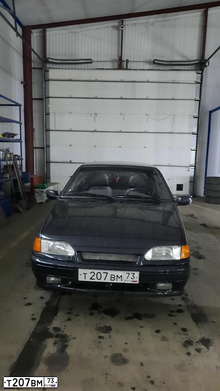 Фото автомобиля LADA 2114 SAMARA, 2009 — госномер Т207ВМ73. Цвет: ЧЕРНЫЙ