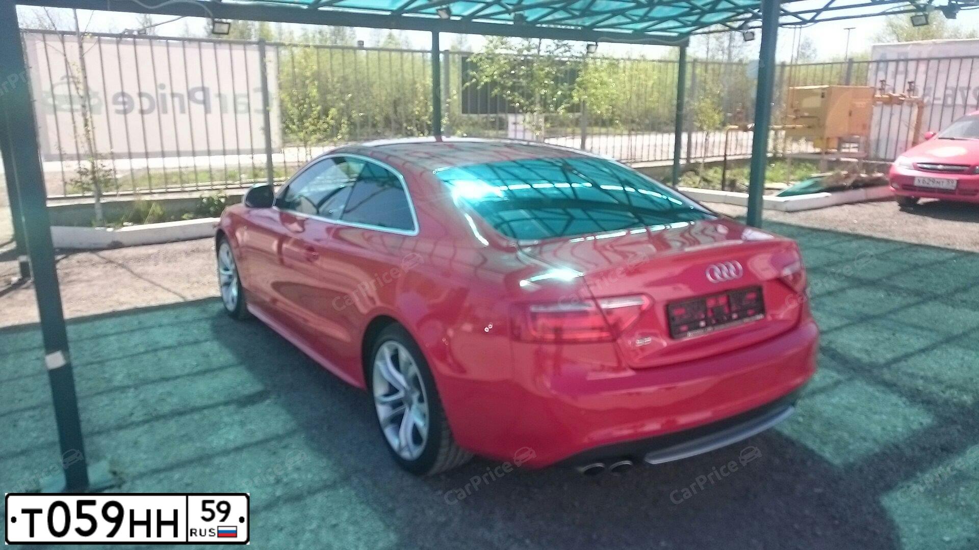 Фото автомобиля AUDI S5, 2008 — госномер Х095ЕЕ102. Цвет: КРАСНЫЙ