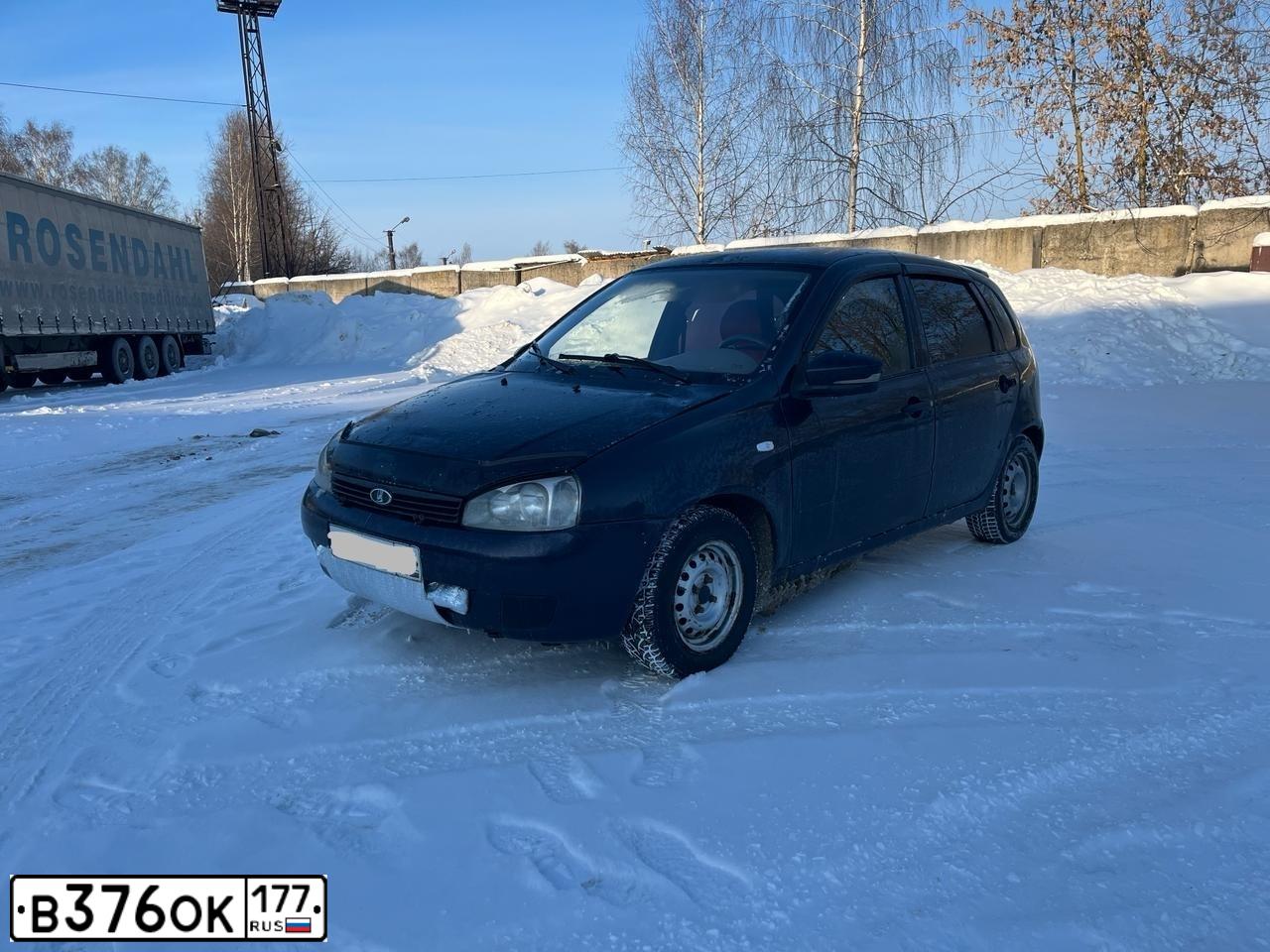 Фото автомобиля LADA 1119 KALINA, 2006 — госномер О101ОЕ44. Цвет: синий