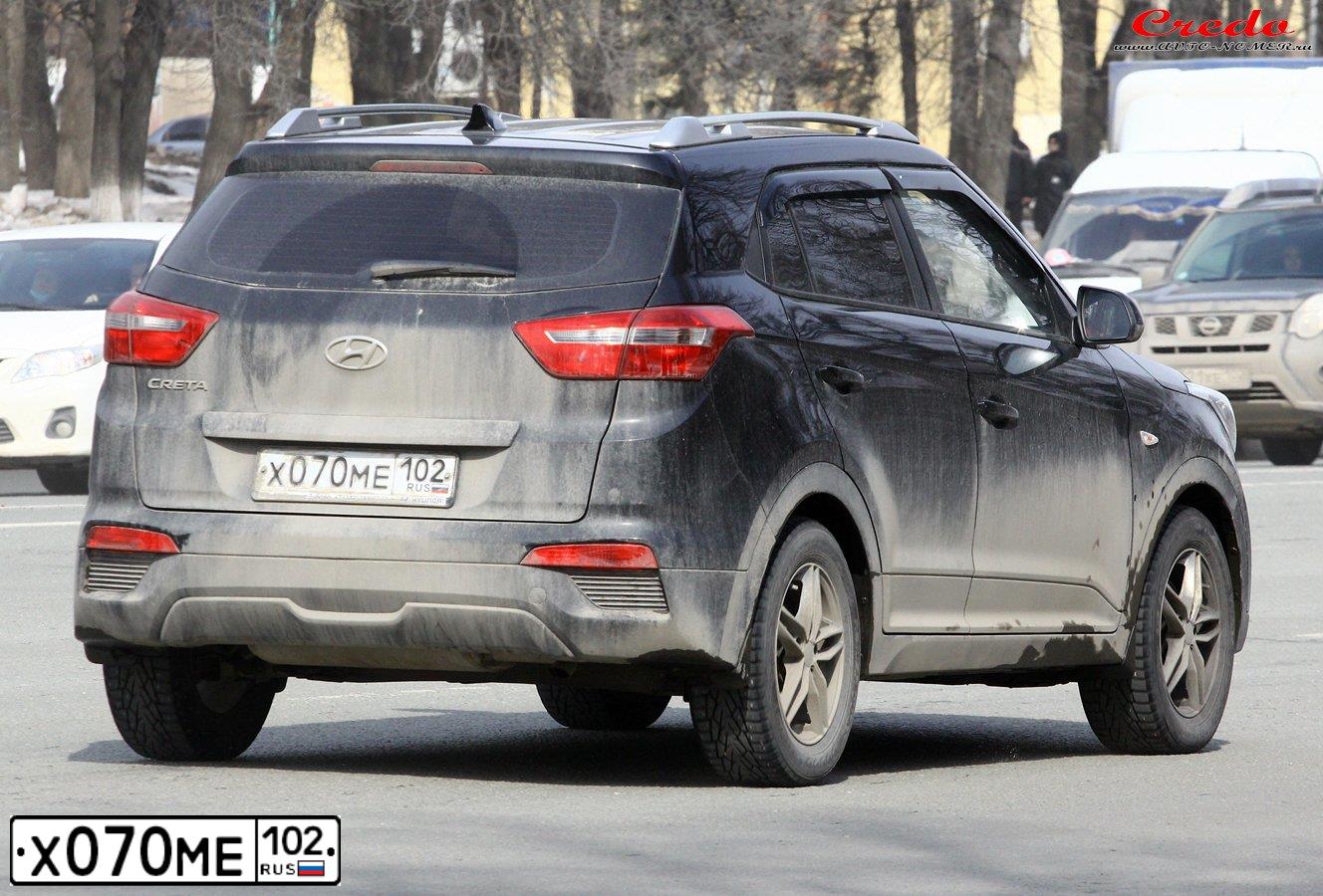 Фото автомобиля HYUNDAI CRETA, 2018 — госномер К830НВ53. Цвет: ЧЕРНЫЙ
