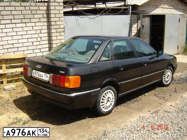 Фото автомобиля AUDI 90, 1991 — госномер А976АК134. Цвет: ЧЕРНЫЙ