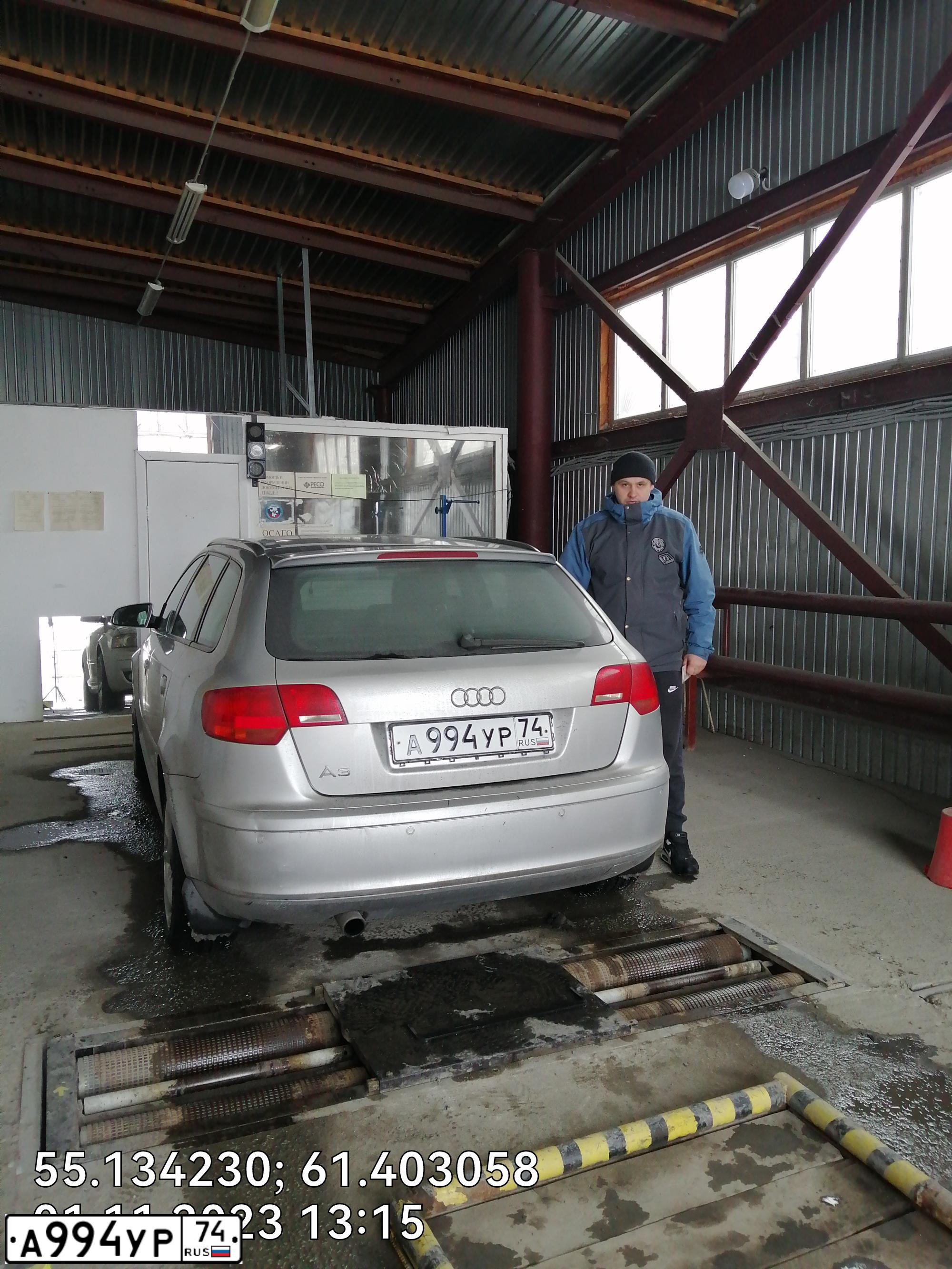 Фото автомобиля AUDI A3, 2006 — госномер А717КН774. Цвет: СЕРЕБРИСТЫЙ