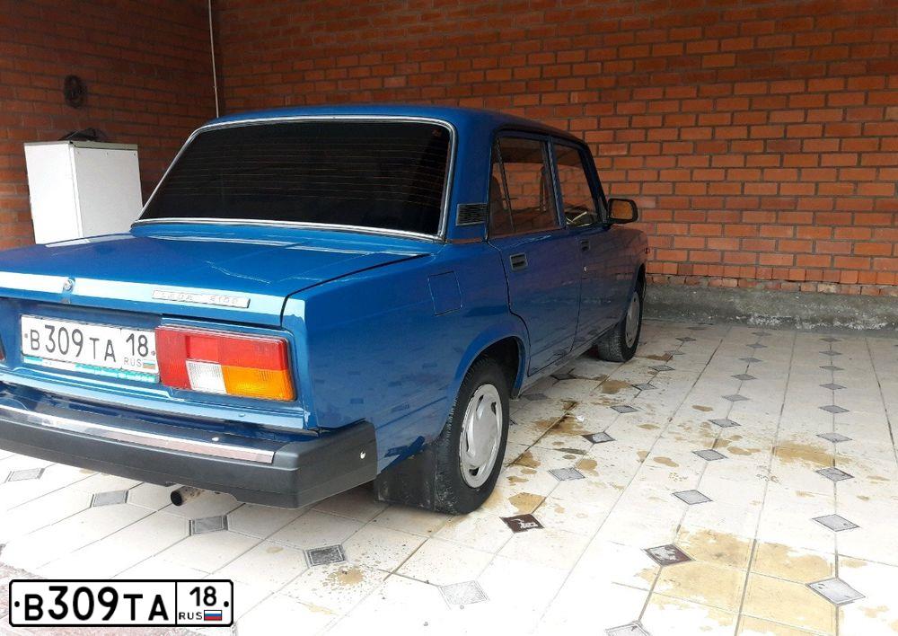 Фото автомобиля LADA 2105 LADA, 2009 — госномер Е492АР95. Цвет: сине-зеленый