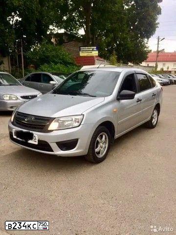 Фото автомобиля LADA 2191 GRANTA, 2015 — госномер У474АХ71. Цвет: СЕРЕБРИСТЫЙ