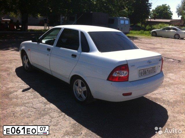 Фото автомобиля LADA 2170 PRIORA, 2011 — госномер К586ОН95. Цвет: Белый