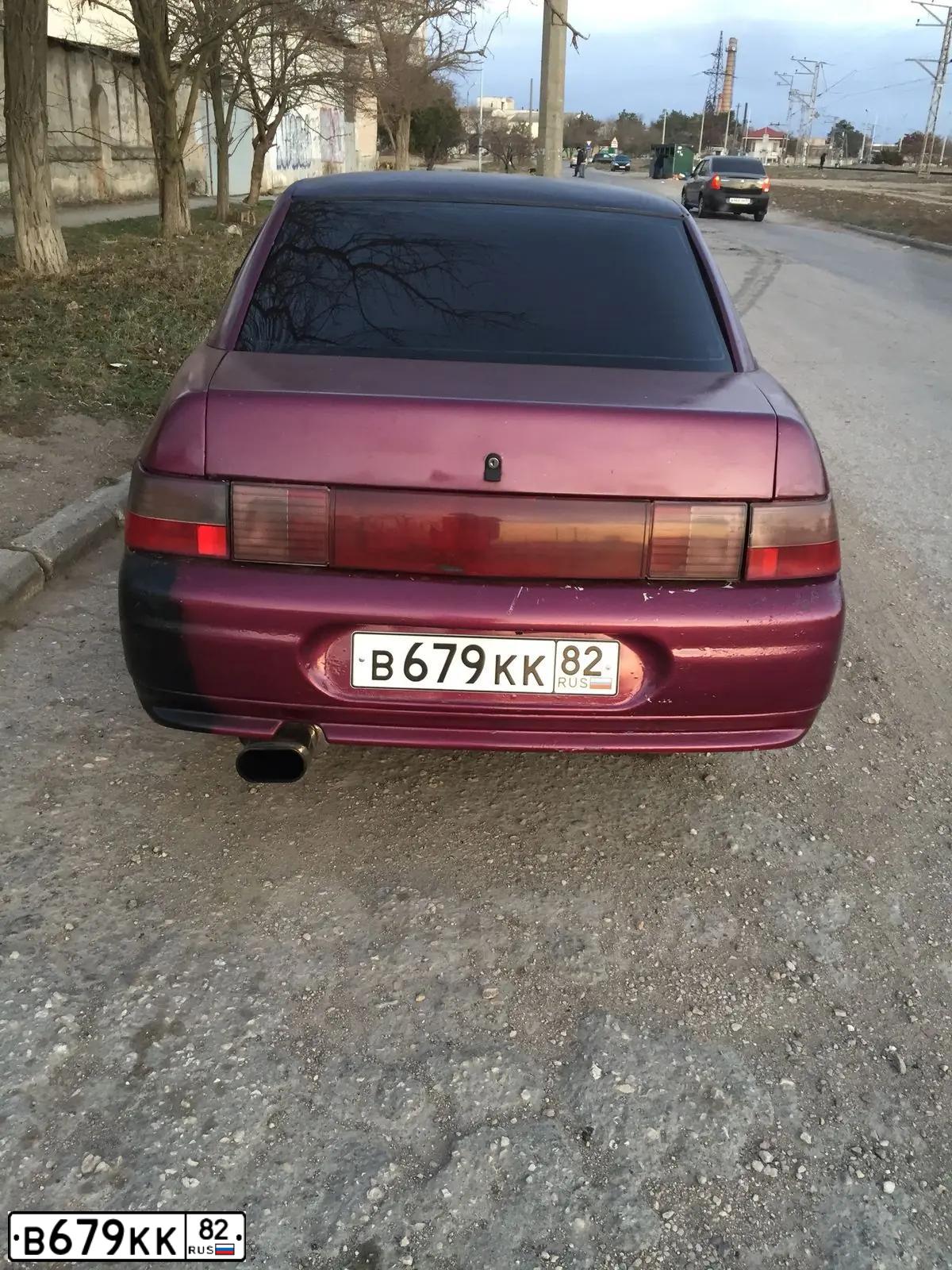 Фото автомобиля LADA 2110, 1998 — госномер В679КК82. Цвет: ТЕМНО-КРАСНЫЙ