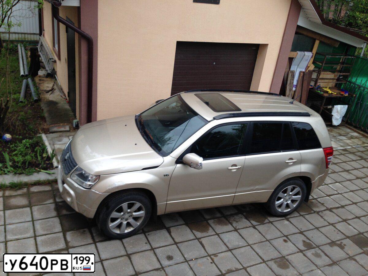 Фото автомобиля SUZUKI GRAND VITARA, 2008 — госномер К745ВР53. Цвет: БЕЖЕВЫЙ