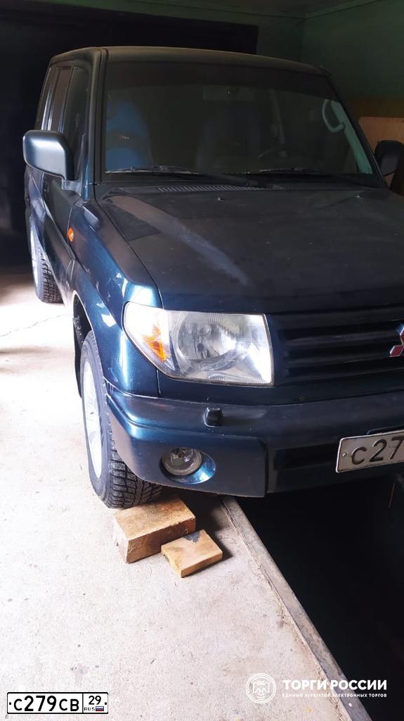 Фото автомобиля MITSUBISHI PAJERO PININ, 2003 — госномер С279СВ29. Цвет: ЗЕЛЕНЫЙ