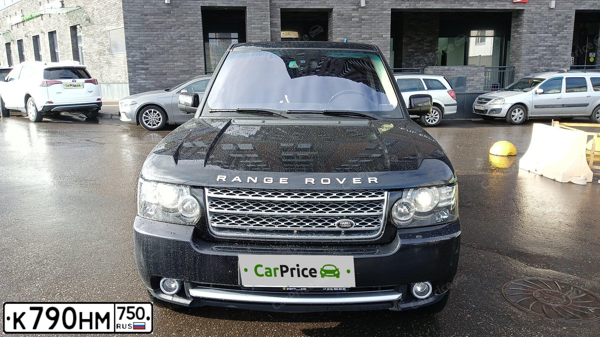 Фото автомобиля LANDROVER RANGE ROVER, 2011 — госномер Р534КУ136. Цвет: ЧЕРНЫЙ
