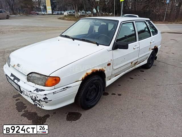 Фото автомобиля LADA 2114 SAMARA, 2011 — госномер В924СТ26. Цвет: БЕЛЫЙ