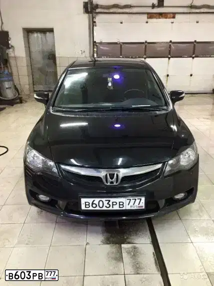 Фото автомобиля HONDA CIVIC, 2011 — госномер М903ЕХ72. Цвет: ЧЕРНЫЙ