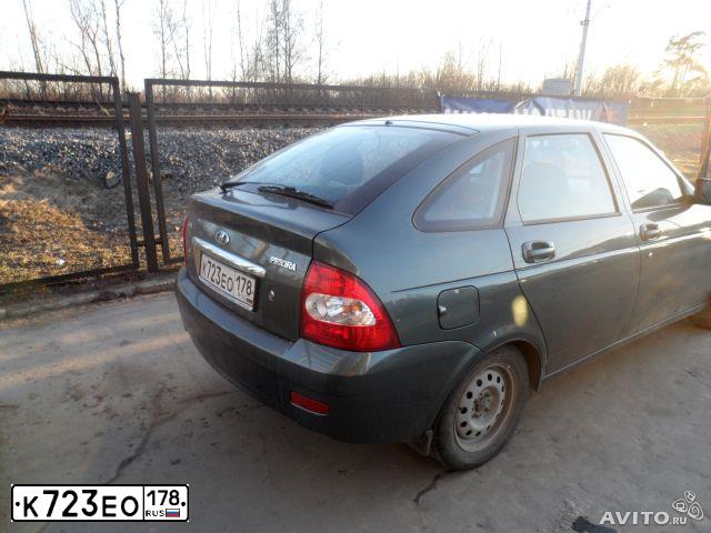 Фото автомобиля LADA 2172 PRIORA, 2011 — госномер О220ХА05. Цвет: СЕРО-СИНЕ-ЗЕЛЕНЫЙ