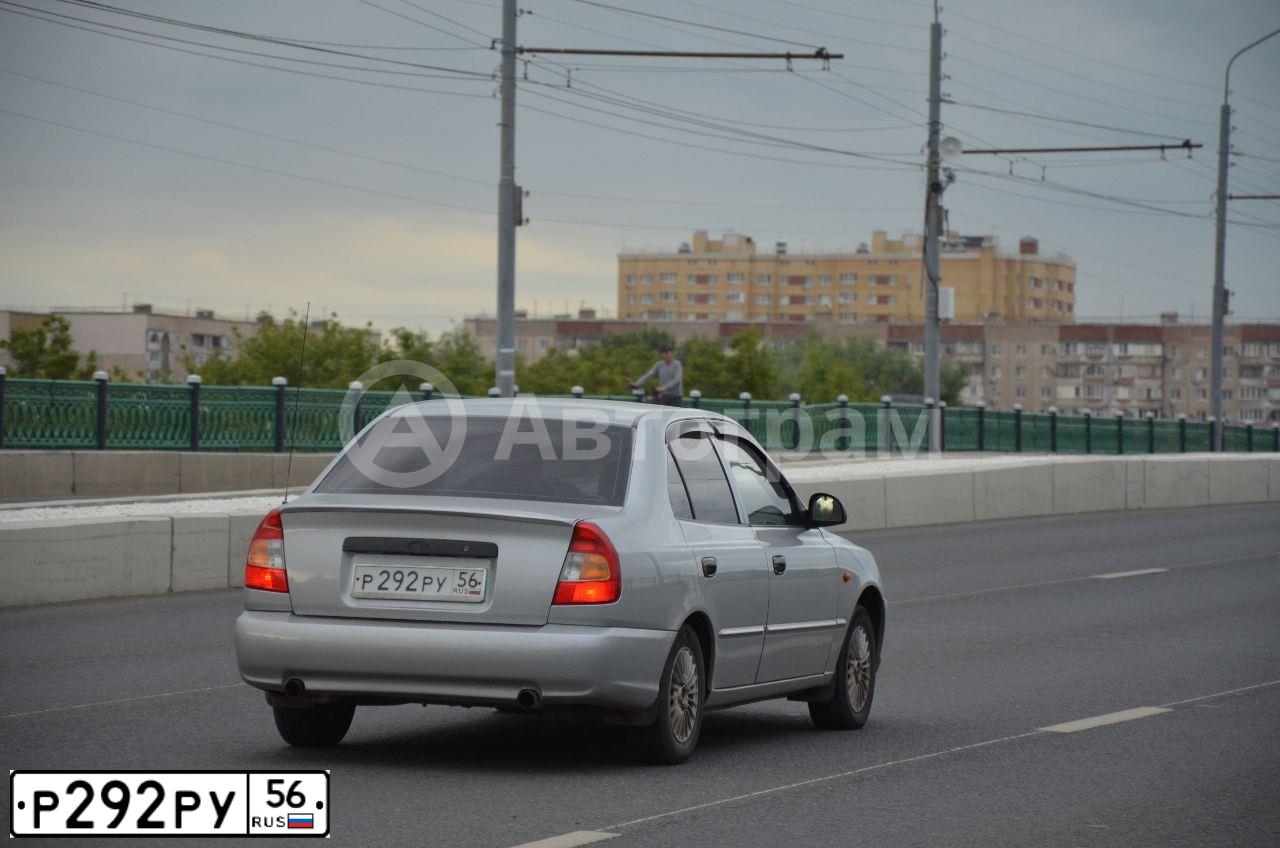 Фото автомобиля TAGAZ ACCENT, 2006 — госномер Р292РУ56. Цвет: СЕРЕБРИСТЫЙ