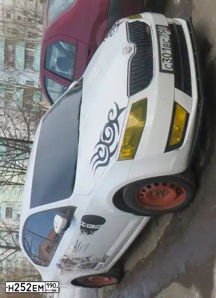 Фото автомобиля DAEWOO MATIZ, 2002 — госномер Н252ЕМ190. Цвет: ЖЁЛТЫЙ