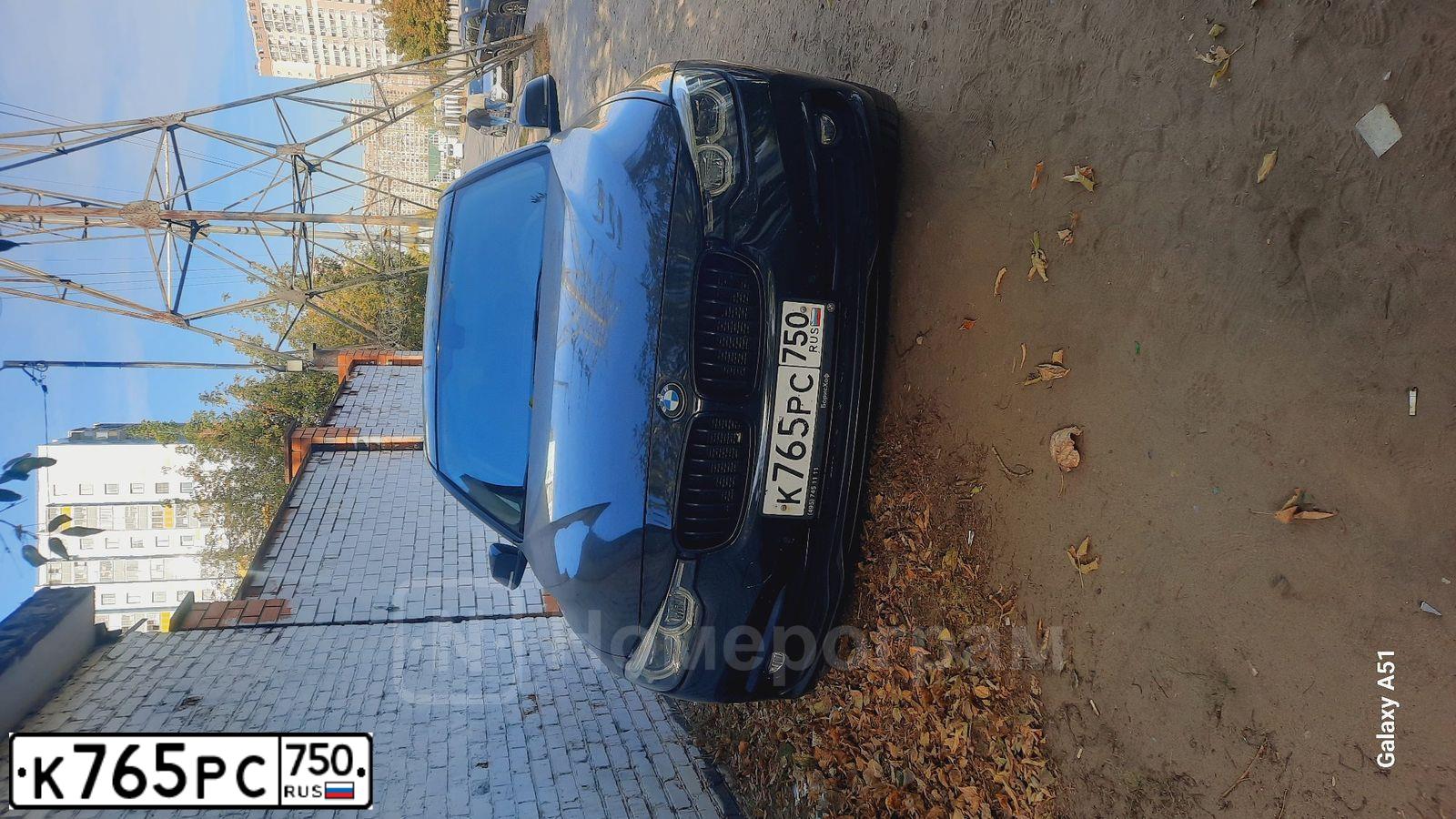 Фото автомобиля BMW SERIE 3, 2017 — госномер К765РС750. Цвет: ЧЕРНЫЙ