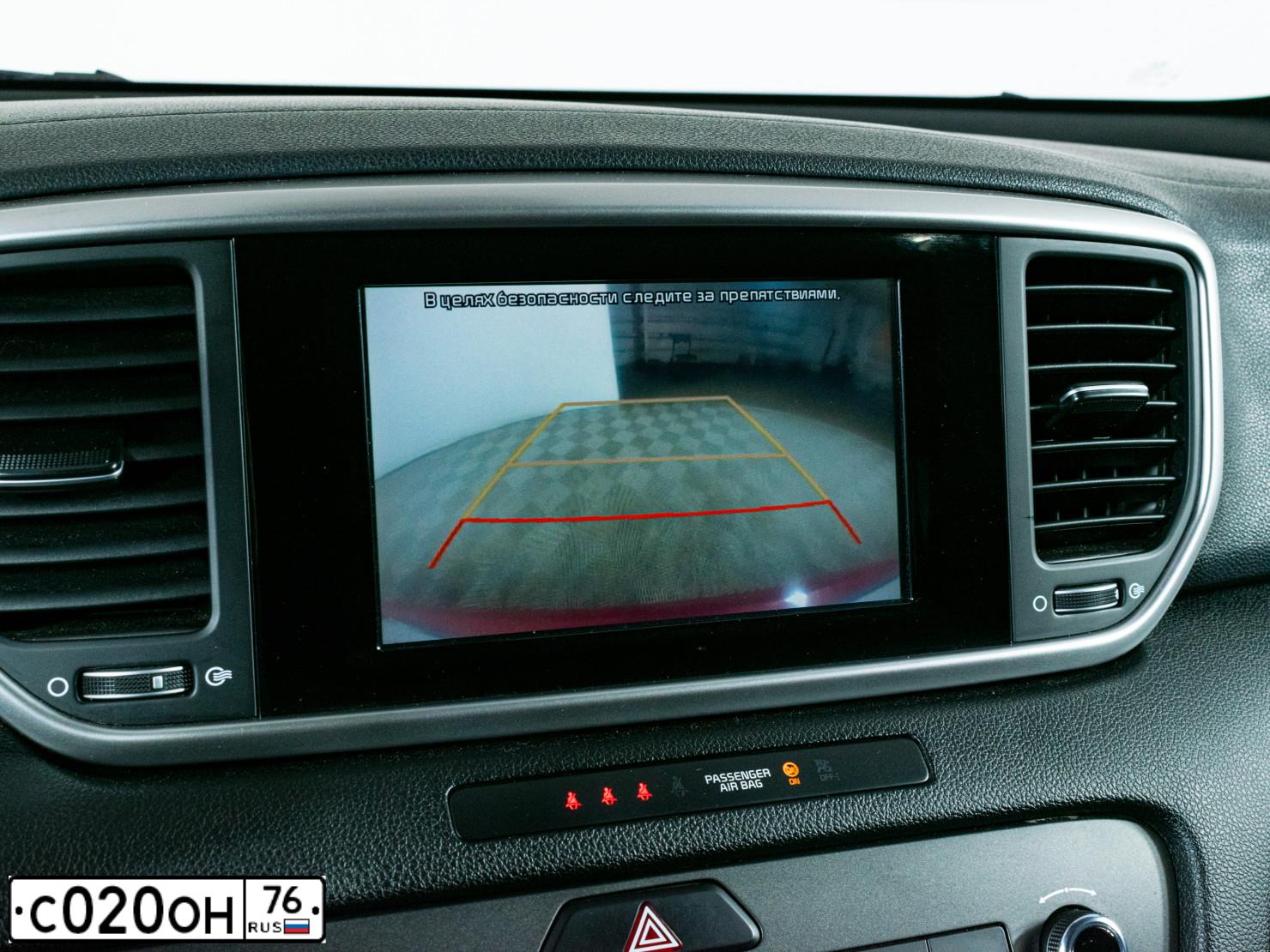 Фото автомобиля KIA SPORTAGE, 2012 — госномер С020ОН76. Цвет: Серебристый