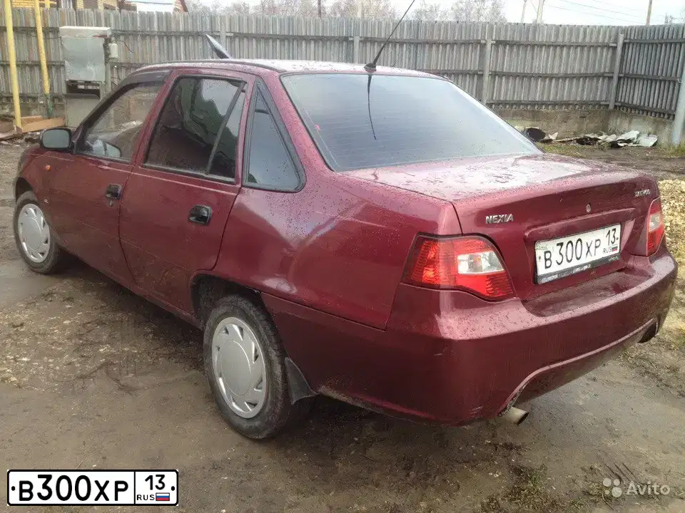 Фото автомобиля DAEWOO NEXIA, 2008. Цвет: СПЕЛАЯ ВИШНЯ