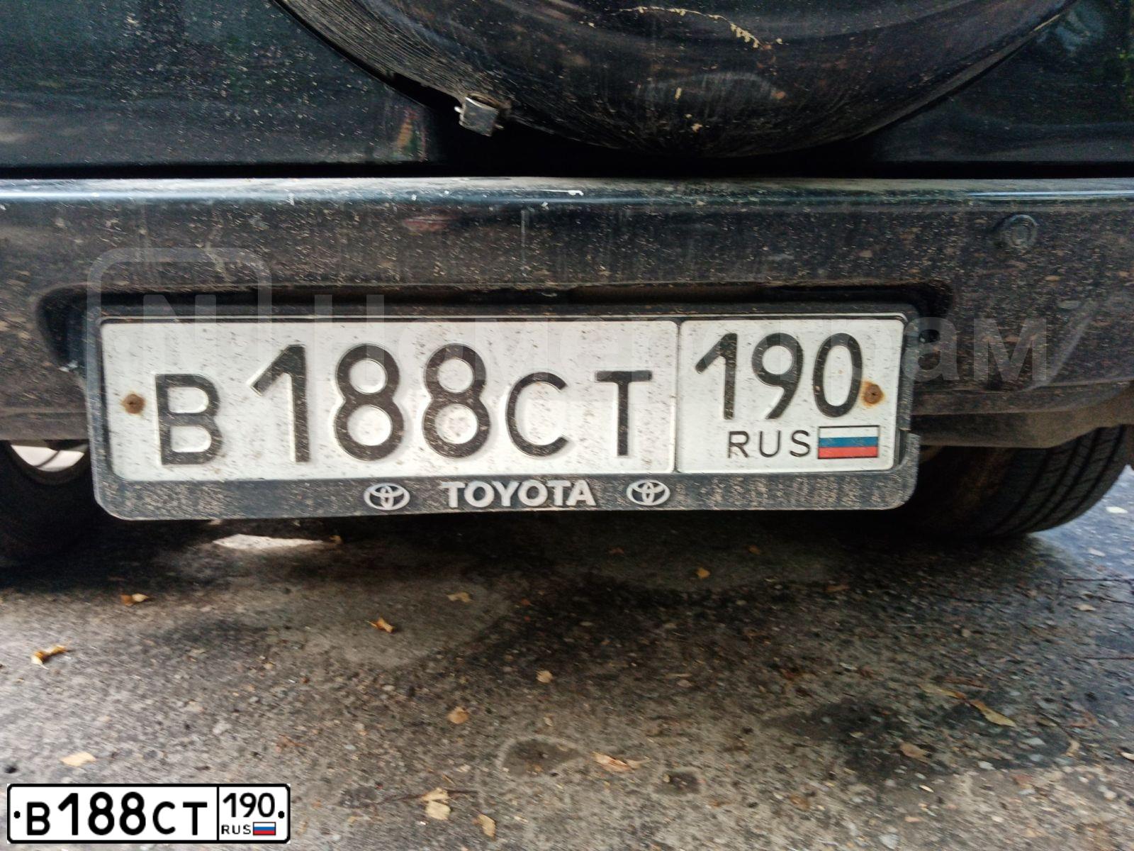 Фото автомобиля TOYOTA RAV4, 2006 — госномер В188СТ190. Цвет: ЧЕРНЫЙ