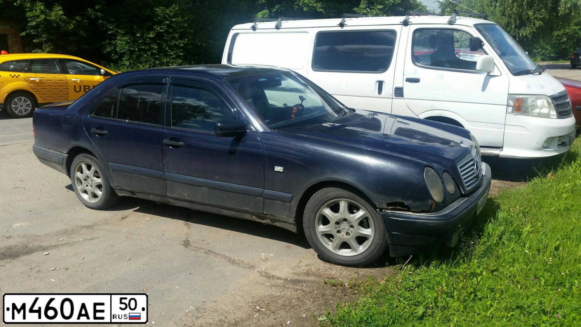 Фото автомобиля MERCEDES E-KLASSE, 1999 — госномер Т390СВ790. Цвет: СИНИЙ ТЕМНЫЙ