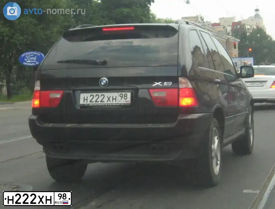 Фото автомобиля BMW X5, 2003 — госномер В038ТХ198. Цвет: ЧЕРНЫЙ