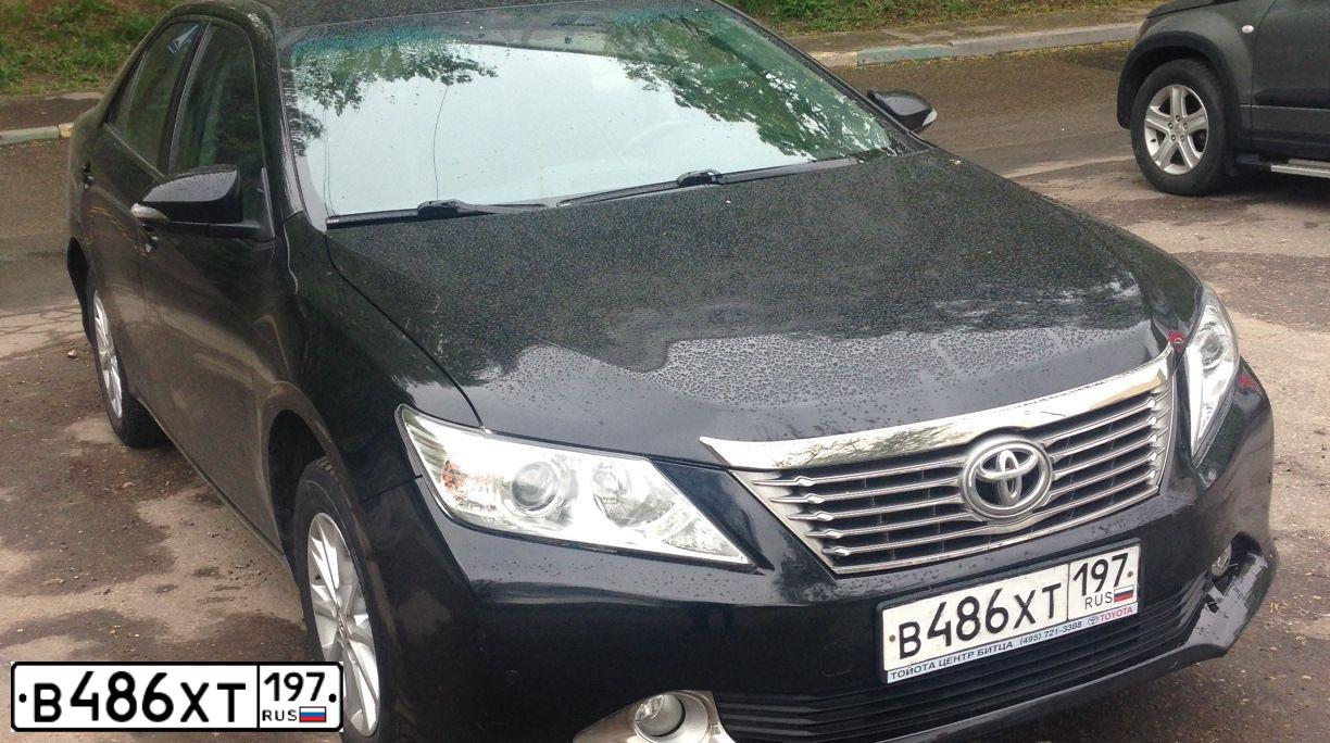 Фото автомобиля TOYOTA CAMRY, 2012 — госномер В020ВР156. Цвет: ЧЕРНЫЙ МЕТАЛЛИК