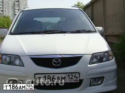 Фото автомобиля MAZDA PREMACY, 2000 — госномер Т186АМ124