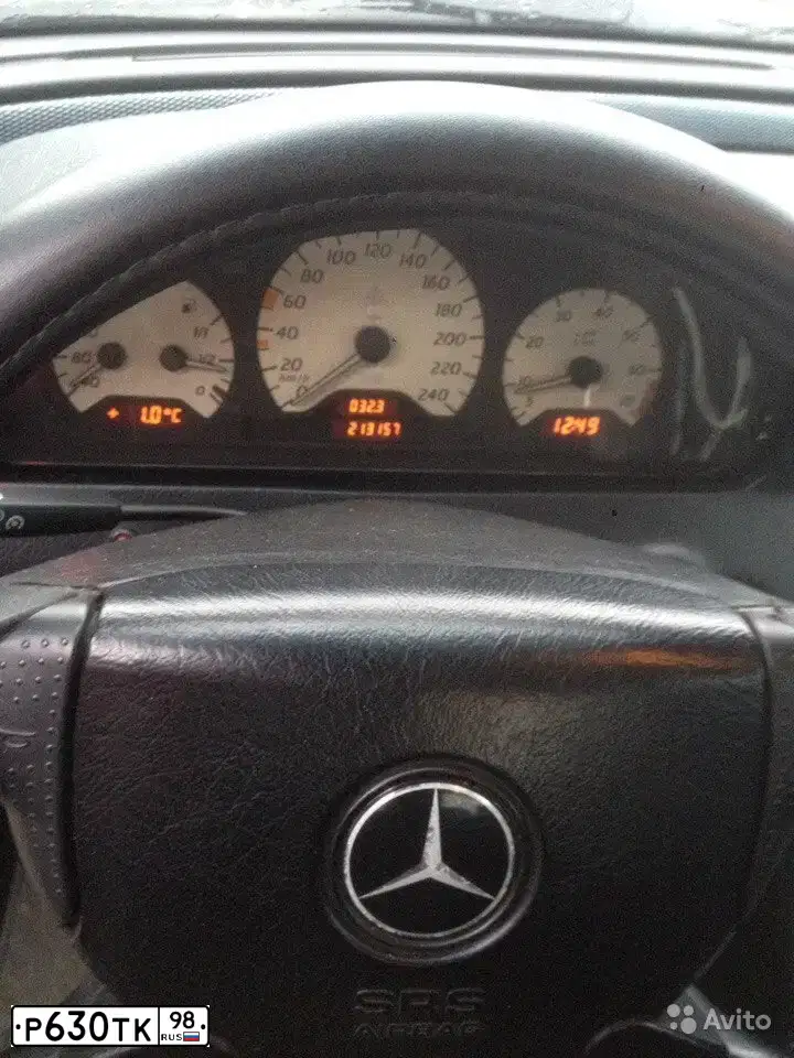 Фото автомобиля MERCEDES-BENZ C-CLASS, 1997 — госномер К450ОА147. Цвет: ЧЕРНЫЙ