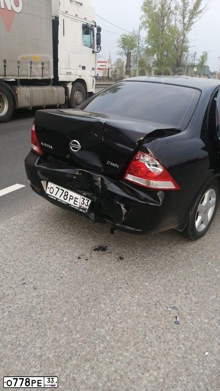 Фото автомобиля NISSAN ALMERA, 2010 — госномер О778РЕ33. Цвет: ЧЕРНЫЙ