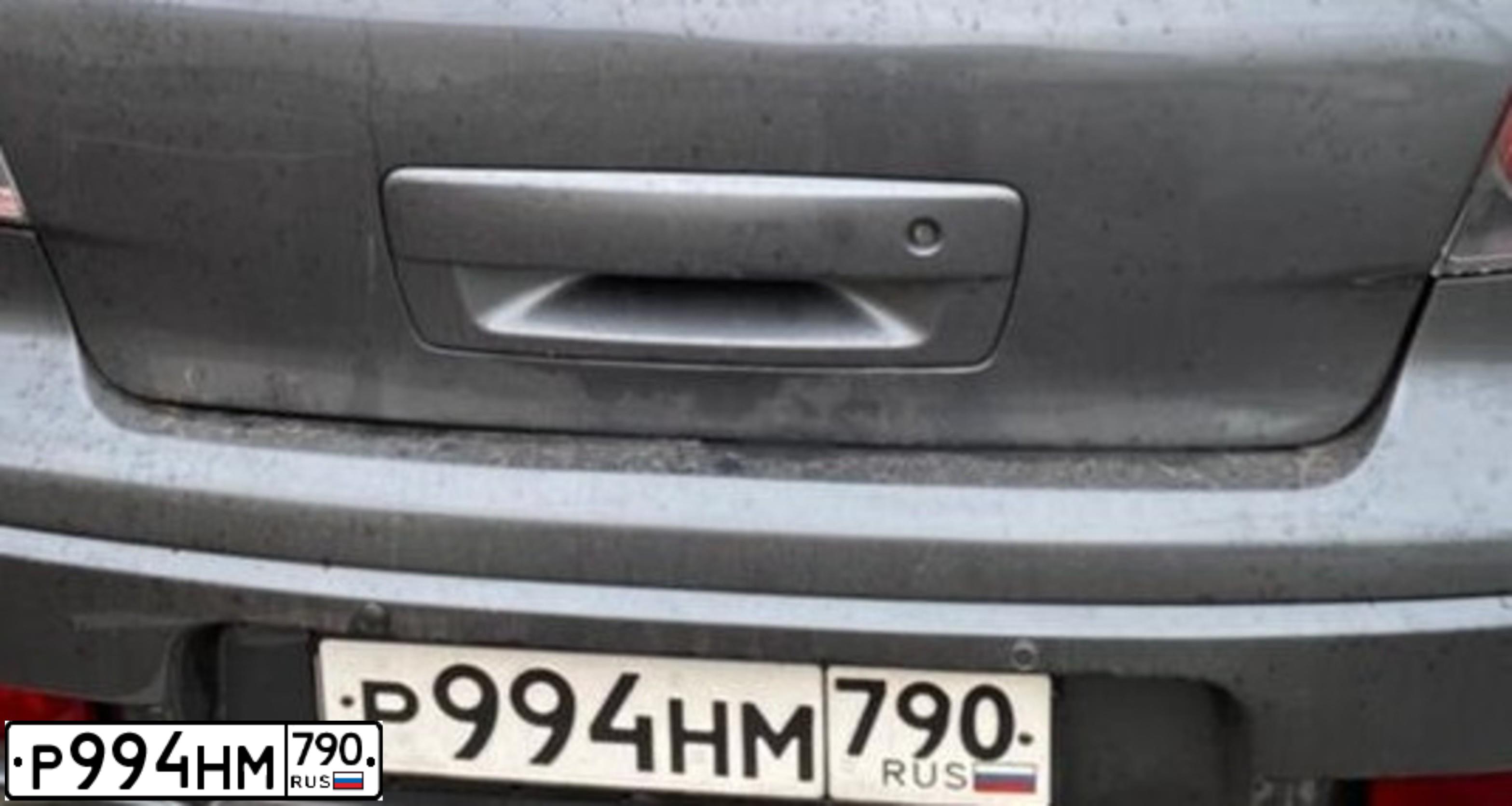 Фото автомобиля MITSUBISHI OUTLANDER, 2006 — госномер Р994НМ790. Цвет: Серый