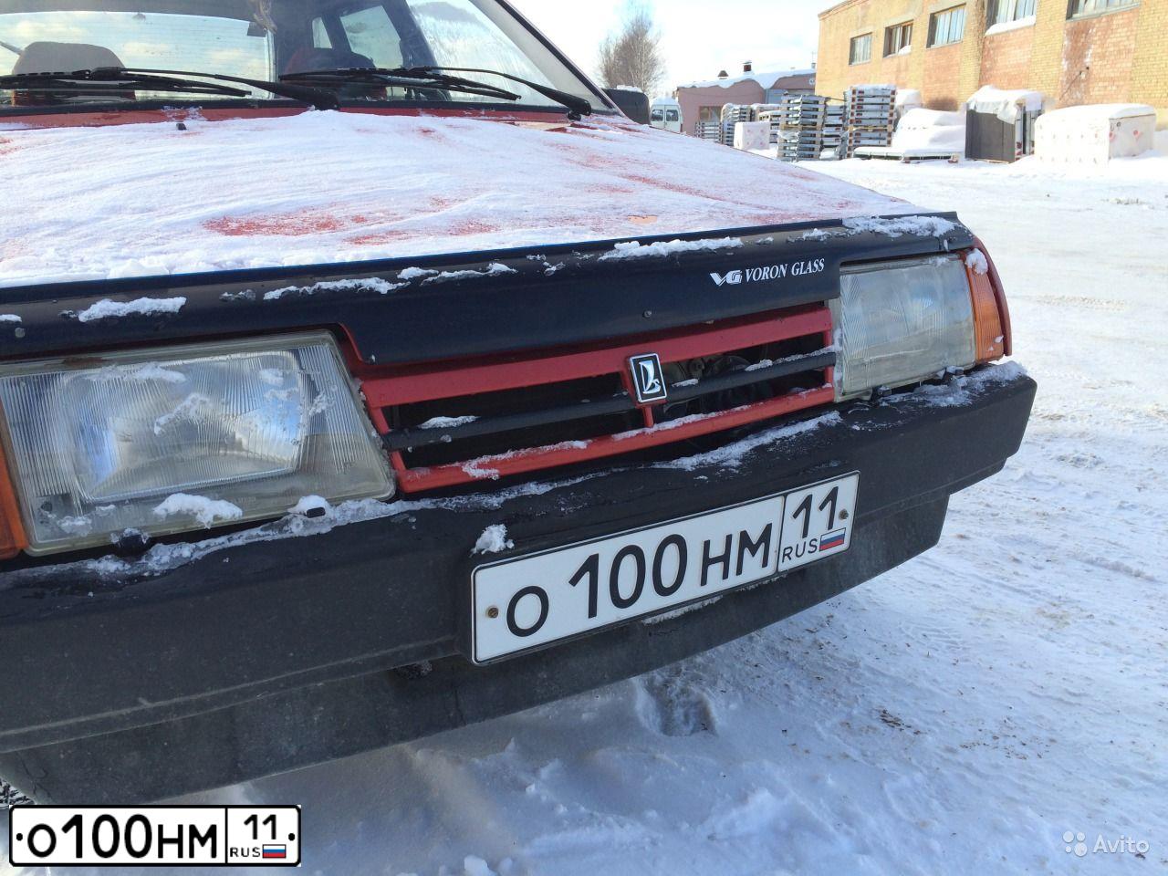 Фото автомобиля LADA 2107, 2002 — госномер О100НМ11. Цвет: ТЕМНО-БОРДОВЫЙ