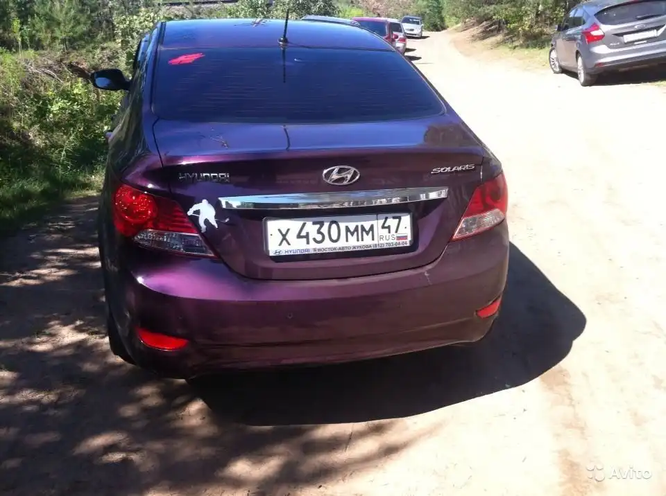 Фото автомобиля HYUNDAI SOLARIS, 2011 — госномер М787ОК797. Цвет: БЕЛЫЙ