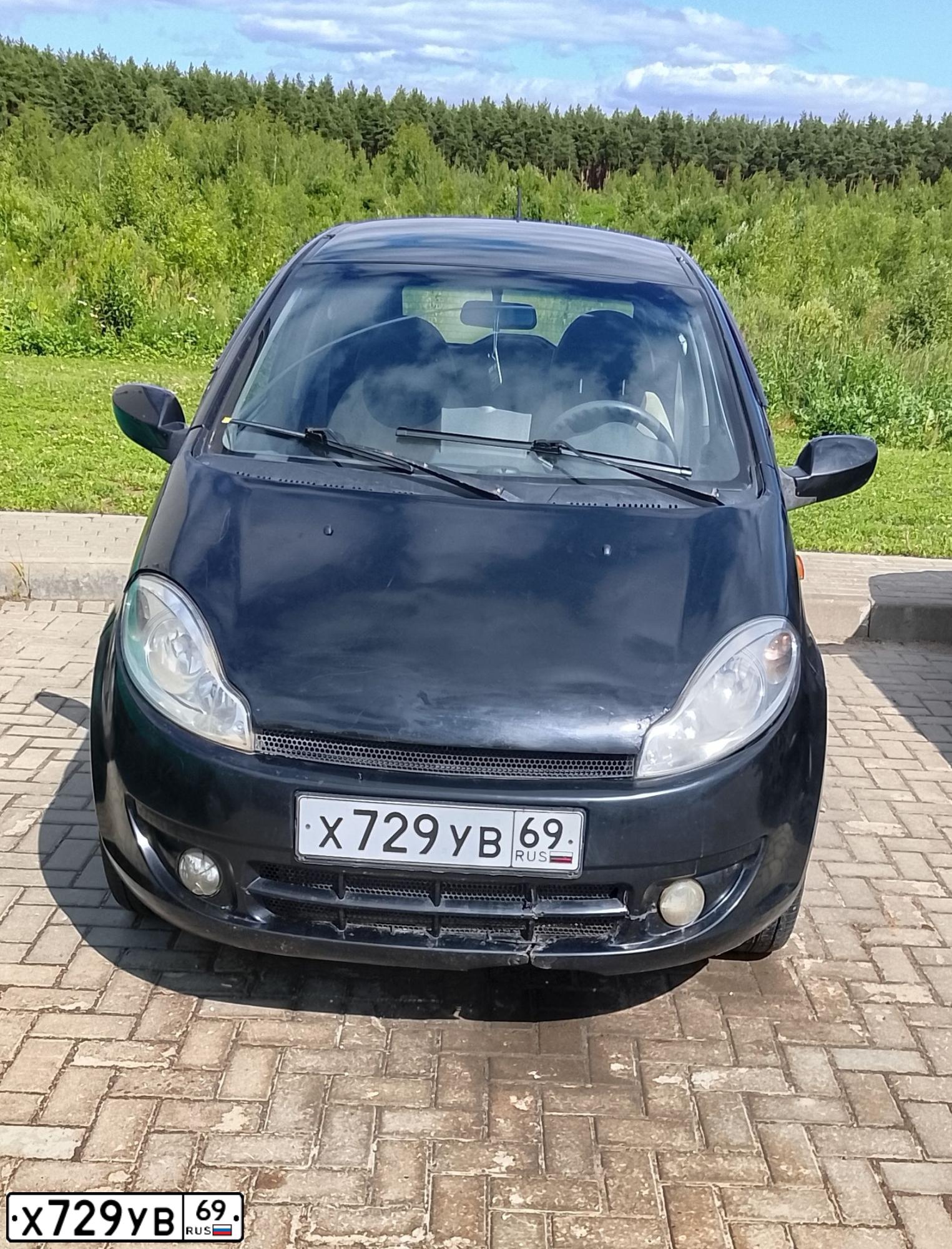 Фото автомобиля CHERY S12, 2011 — госномер Е498УН797. Цвет: ЧЕРНЫЙ