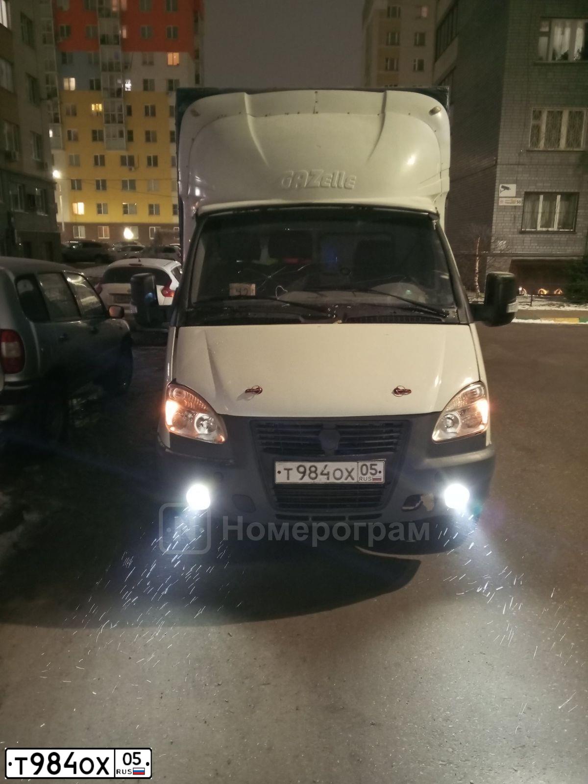 Фото автомобиля GAZ 3302, 2006 — госномер Т984ОХ05. Цвет: Белый