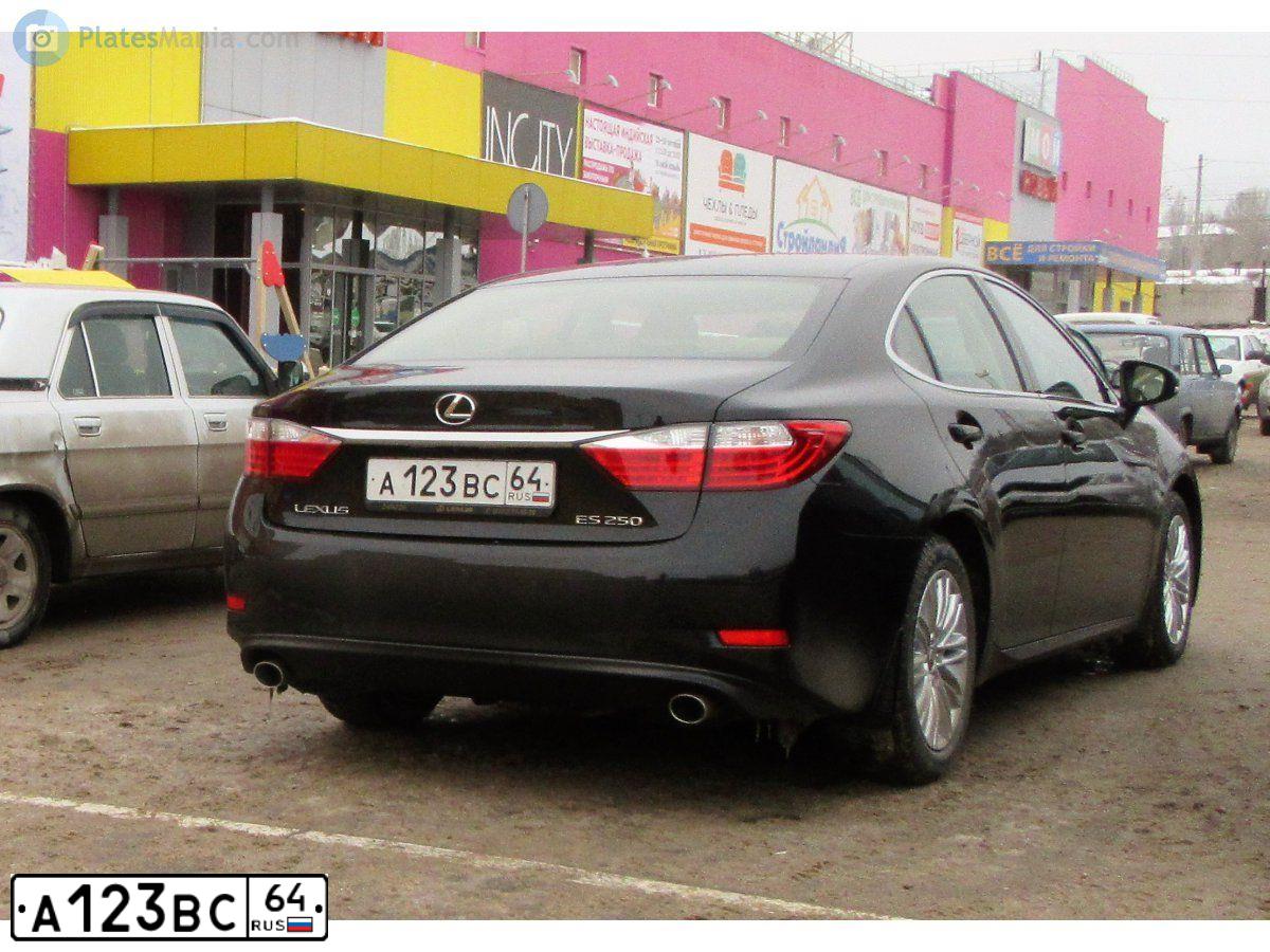 Фото автомобиля LEXUS ES, 2014 — госномер Х638ХТ18. Цвет: ЧЕРНЫЙ