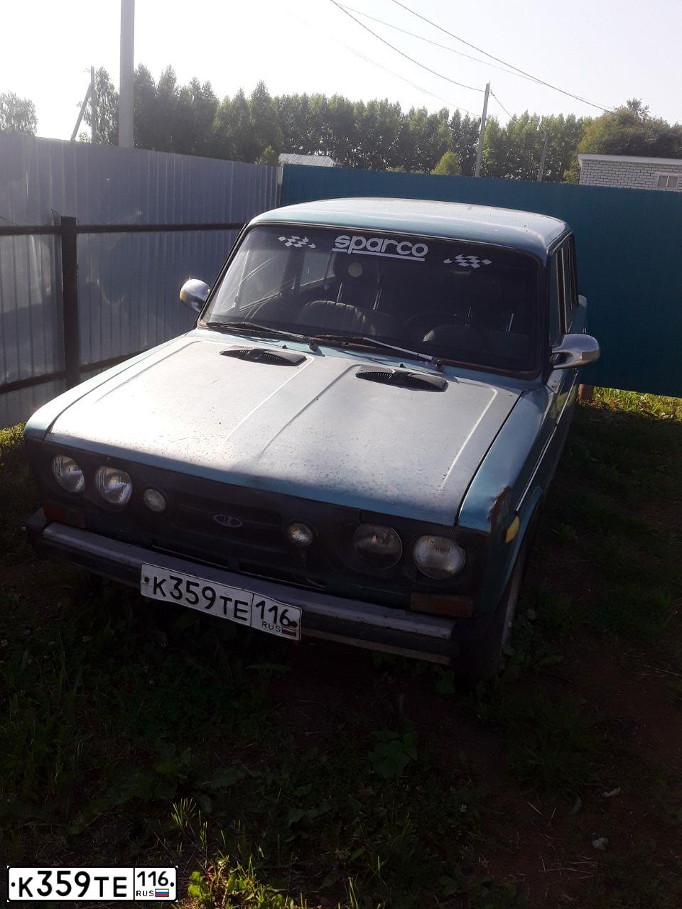 Фото автомобиля LADA 2106, 2000 — госномер К359ТЕ116. Цвет: СЕРЕБРИСТО ЗЕЛЕНО-ГОЛУБОЙ