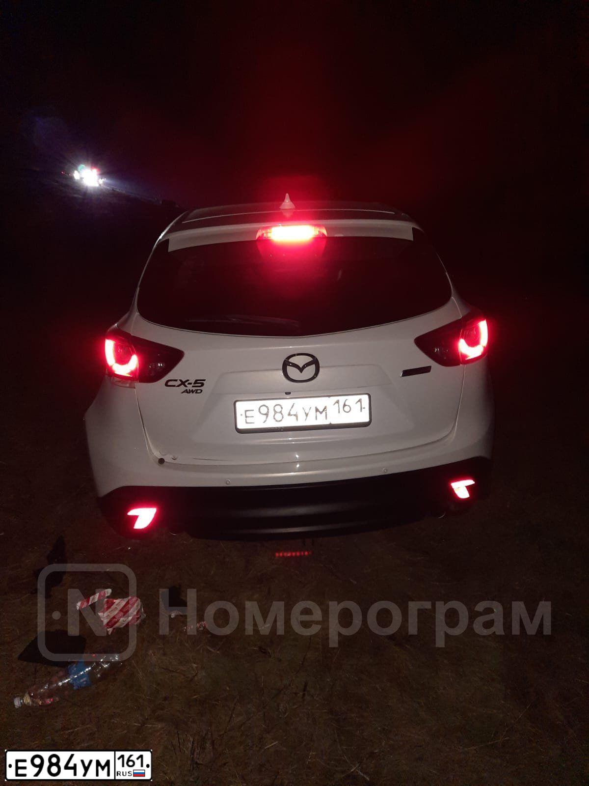 Фото автомобиля MAZDA CX-5, 2015 — госномер У125МК73. Цвет: БЕЛЫЙ