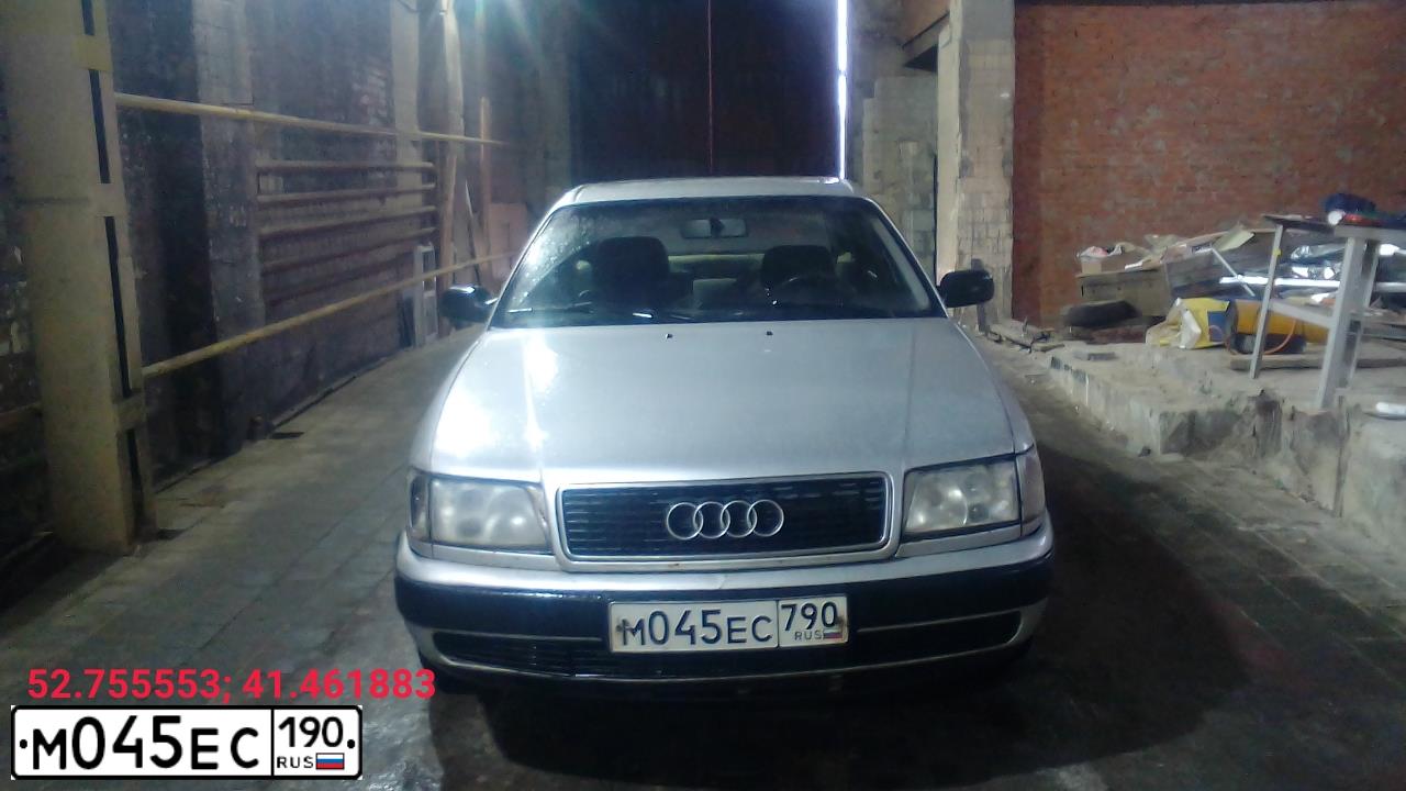 Фото автомобиля АУДИ 100 C4, 1993 — госномер Р054ЕК68. Цвет: СВЕТЛО-СЕРЫЙ