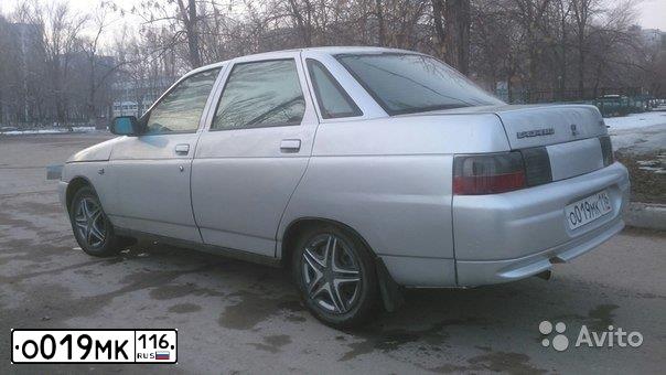 Фото автомобиля LADA 2110, 2002 — госномер О019МК116. Цвет: Светло-Серебристый металлик