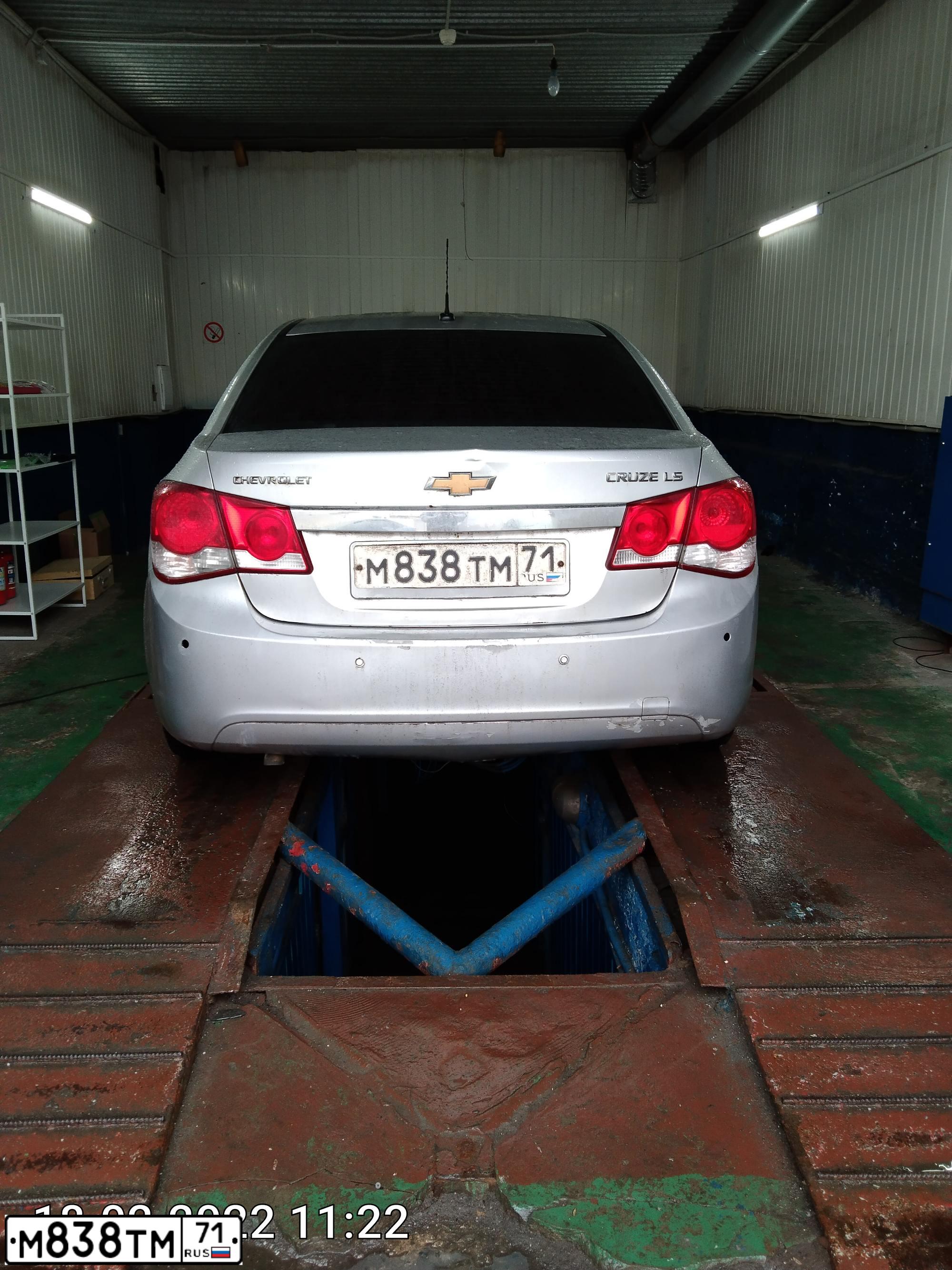Фото автомобиля CHEVROLET CRUZE, 2012 — госномер О293ВЕ71. Цвет: СЕРЕБРИСТЫЙ МЕТАЛЛИК