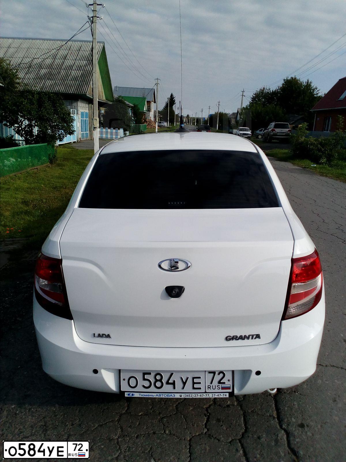 Фото автомобиля LADA 2190 GRANTA, 2014 — госномер А973ВС156. Цвет: Белый
