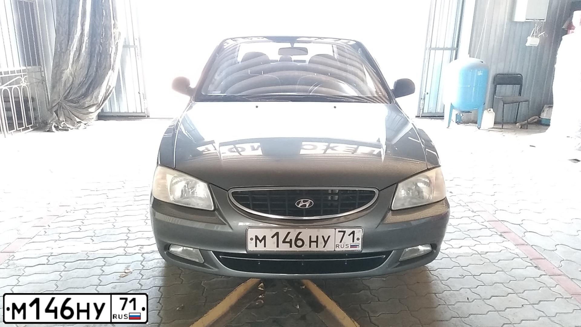 Фото автомобиля TAGAZ ACCENT, 2003 — госномер А726ВХ761. Цвет: СЕРЫЙ