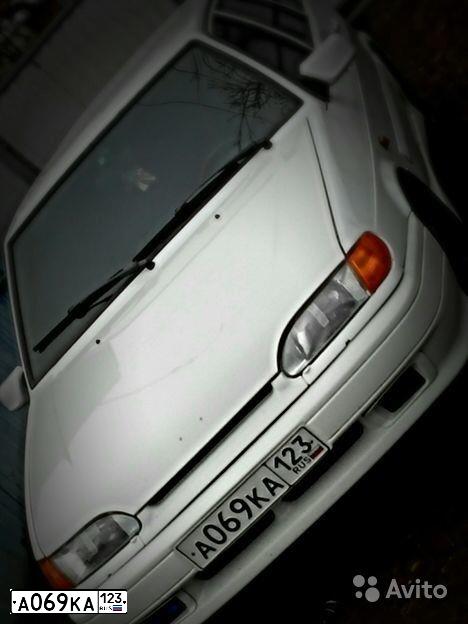Фото автомобиля LADA 2114 SAMARA, 2010 — госномер Н646ТМ93. Цвет: Белый