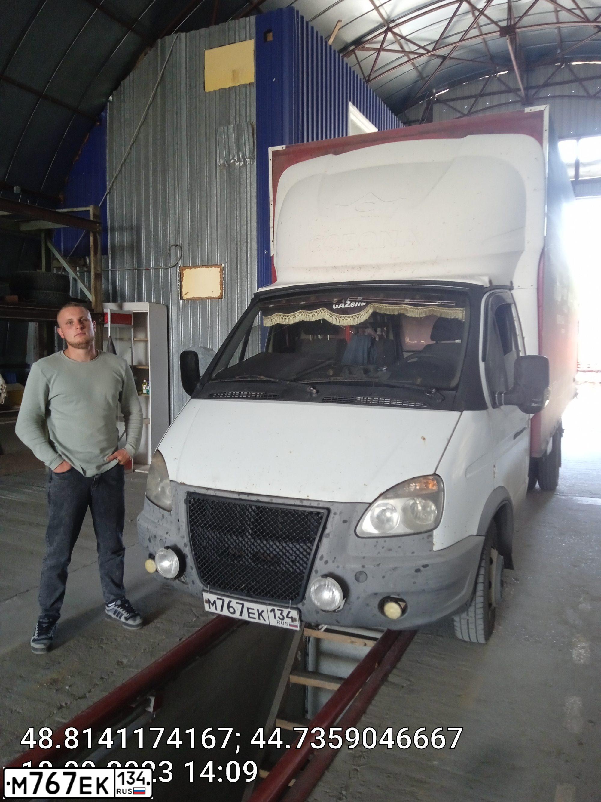 Фото автомобиля GAZ 3302 EL, 2010 — госномер Е061ХК61. Цвет: Белый