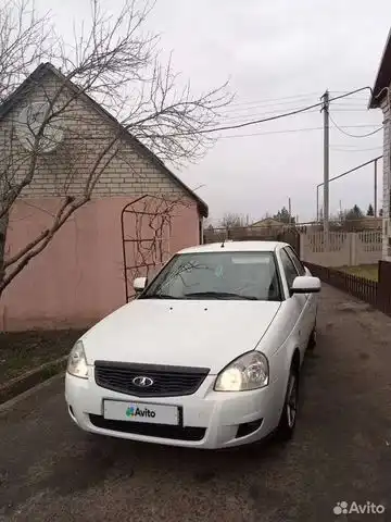 Фото автомобиля LADA 2170 PRIORA, 2016 — госномер О260СУ68. Цвет: Белый