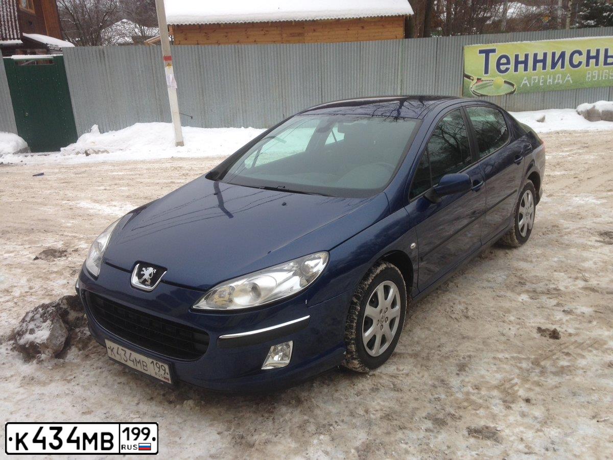 Фото автомобиля PEUGEOT 407, 2008 — госномер О846АА193. Цвет: синий