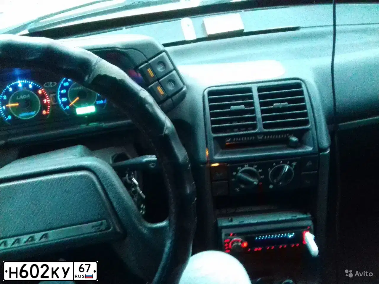 Фото автомобиля LADA 2110, 1999 — госномер Х777АМ67. Цвет: ЯРКО-ЗЕЛЕНЫЙ