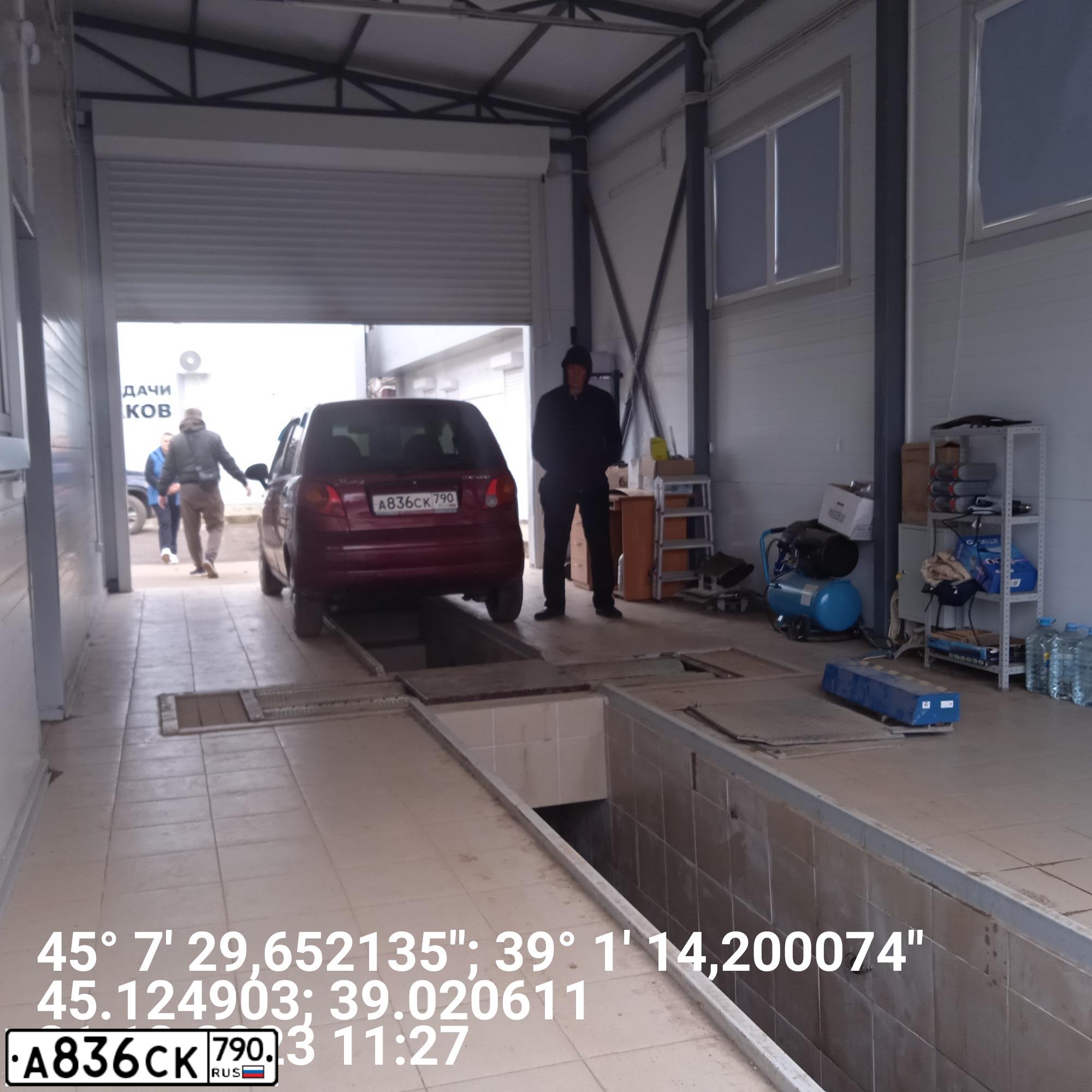 Фото автомобиля DAEWOO O MATIZ, 2007 — госномер У183МС52. Цвет: БОРДОВЫЙ