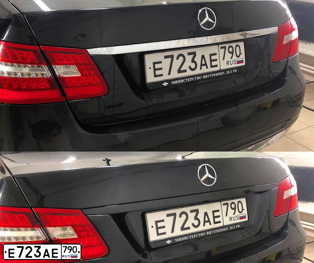 Фото автомобиля MERCEDES E-KLASSE, 2012 — госномер Е723АЕ790. Цвет: ЧЕРНЫЙ