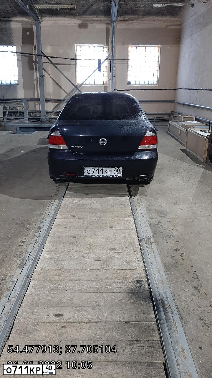 Фото автомобиля NISSAN ALMERA, 2008 — госномер О025ВО71. Цвет: ЧЕРНЫЙ